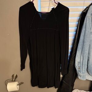 H&M Black Long Sleeve Dress